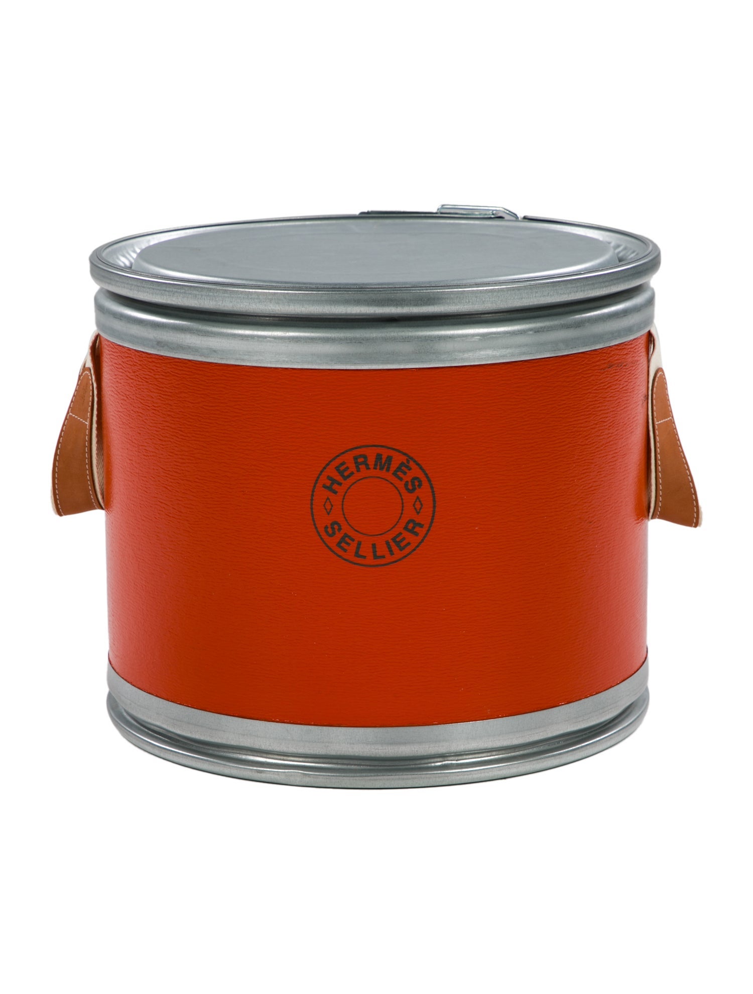 Hermès Small Saddle Box Orange Decorative Accents, Decor