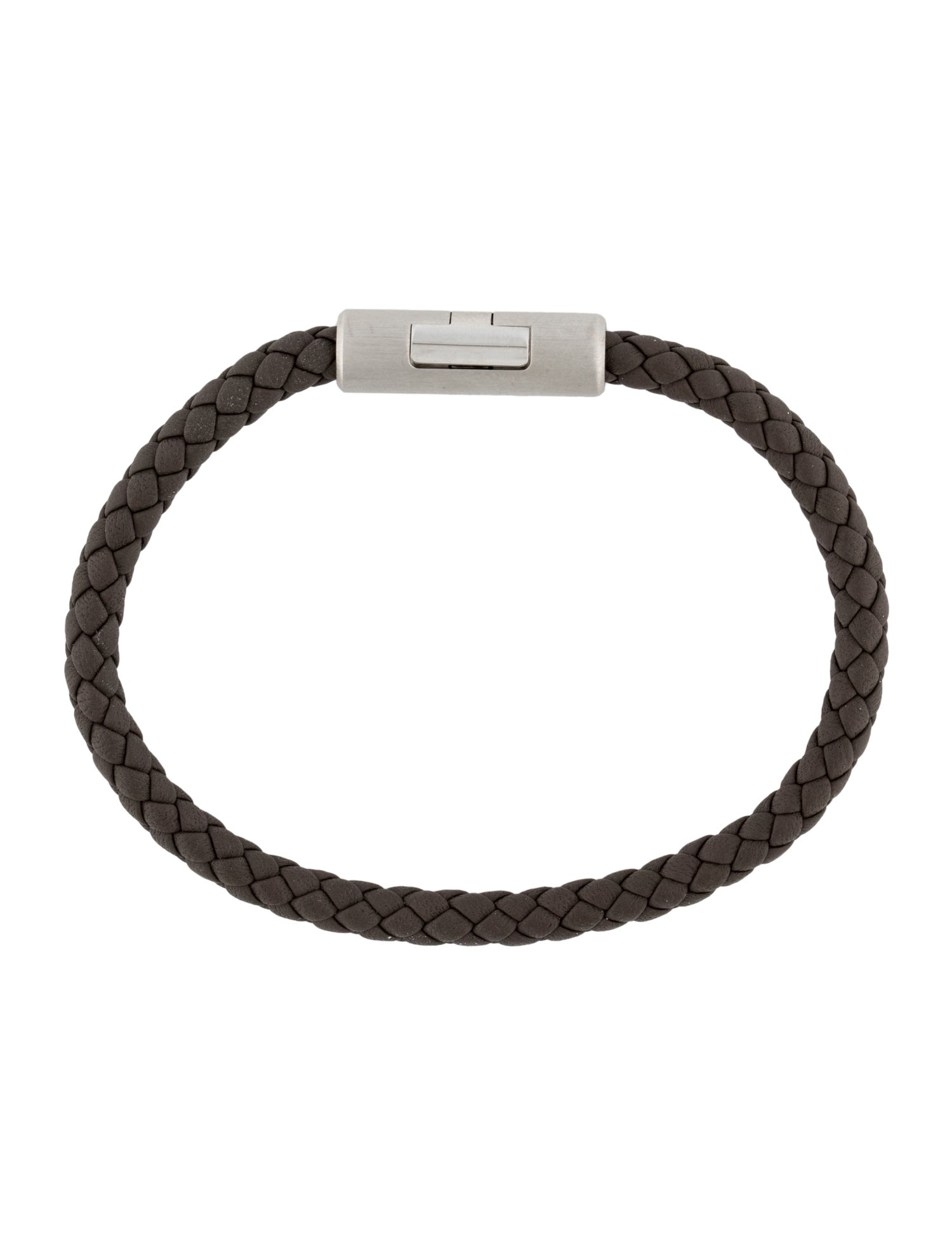 Hermès Leather Puzzle H Bracelet - Grey Wrap, Bracelets