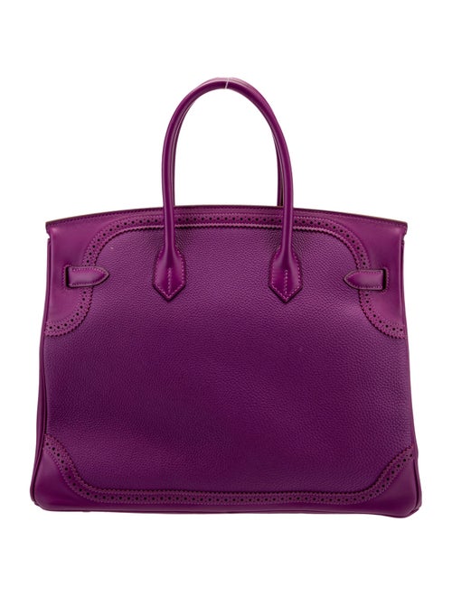 Hermès Togo & Swift Ghillies Birkin 35