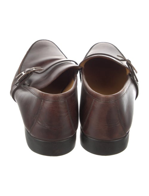 Hermès Dan H Leather Monk Straps