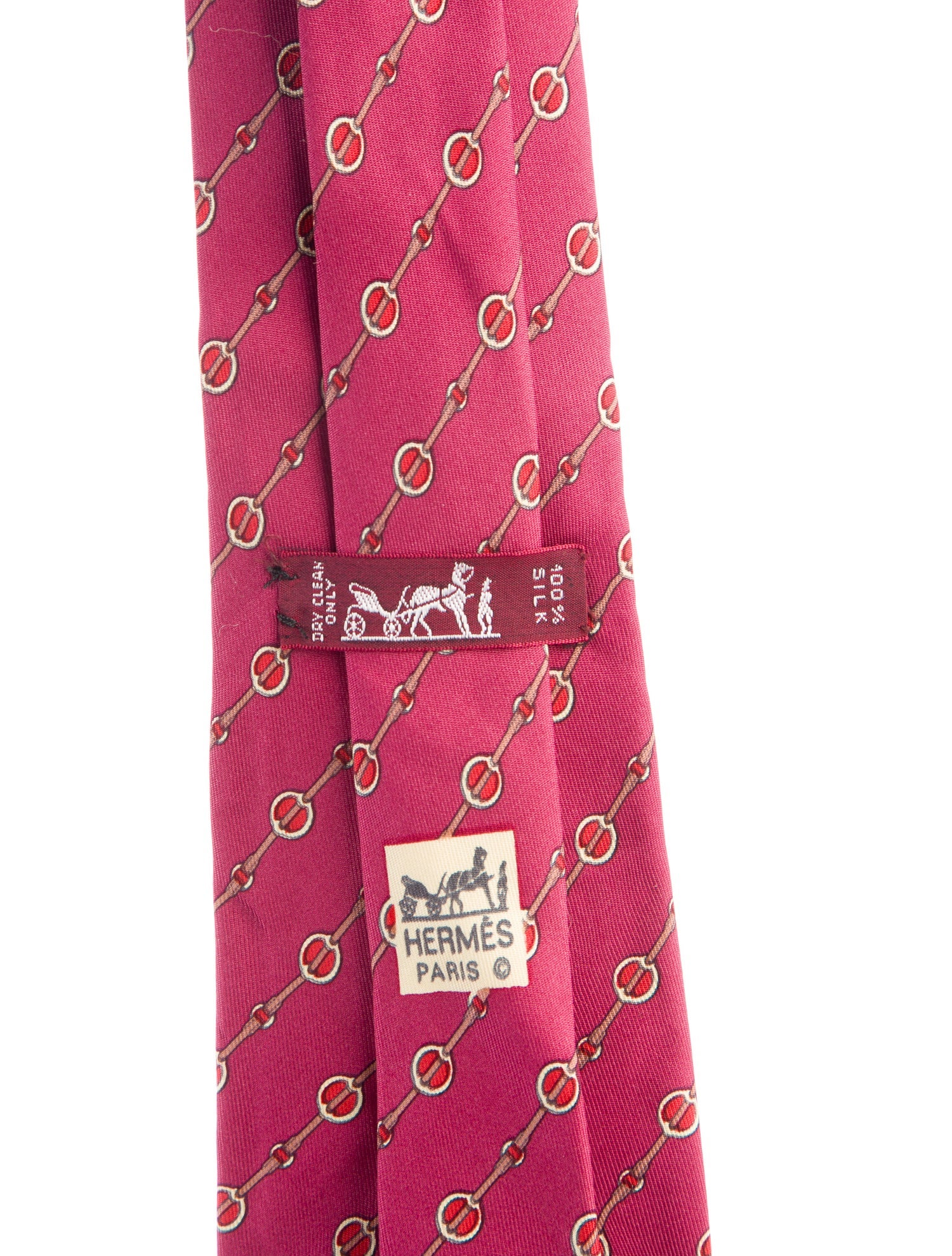 Hermès Silk Patterned Tie