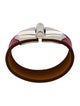Hermès Leather Berenice Cuir Wrap Bracelet