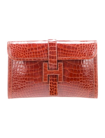 Hermès Shiny Alligator Jige Elan 29