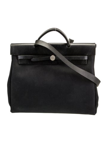 Hermès Handle Bags Toile Vache Herbag 39