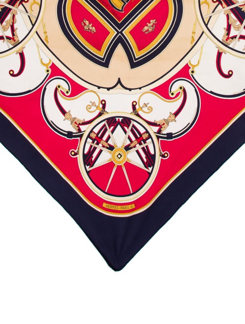 Hermès Washington's Carriage Silk Scarf