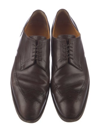 Hermès Leather Eyelet Trim Brogues