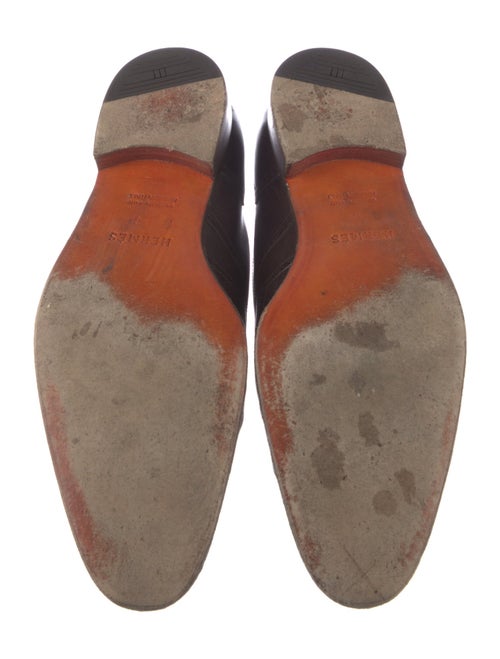 Hermès Leather Eyelet Trim Brogues