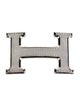 Hermès Guilloche H 32mm Belt Buckle