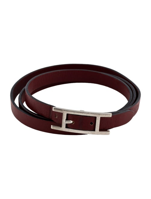 Hermès Leather Hapi Quad Tour Wrap Bracelet