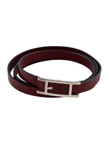 Hermès Wrap Leather Hapi Quad Tour Bracelet 6