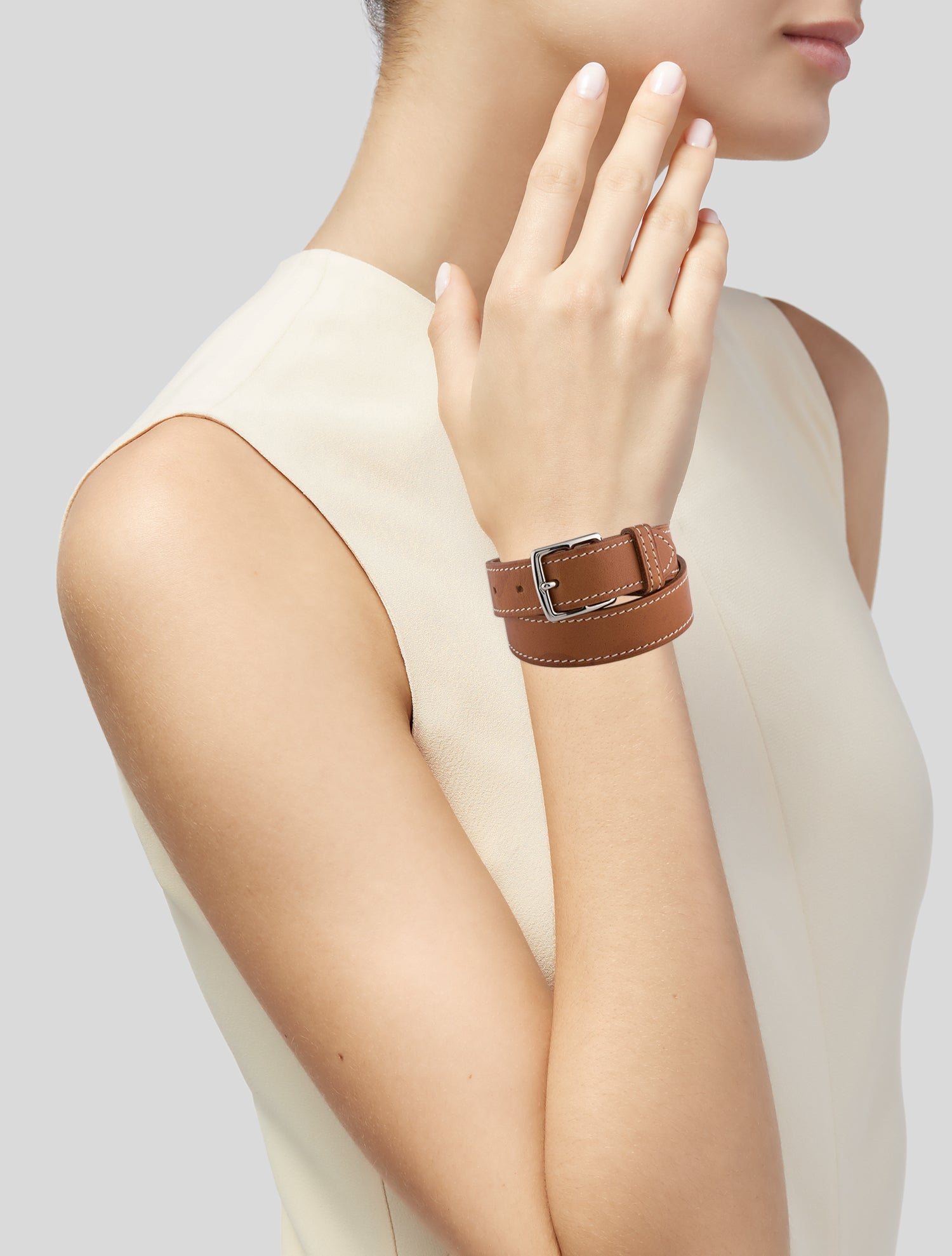 【HERMES】Etriviere Double Tour ブレスレット SM ポイントに◎】HERMES Etriviere Double Tour ブレスレットSM