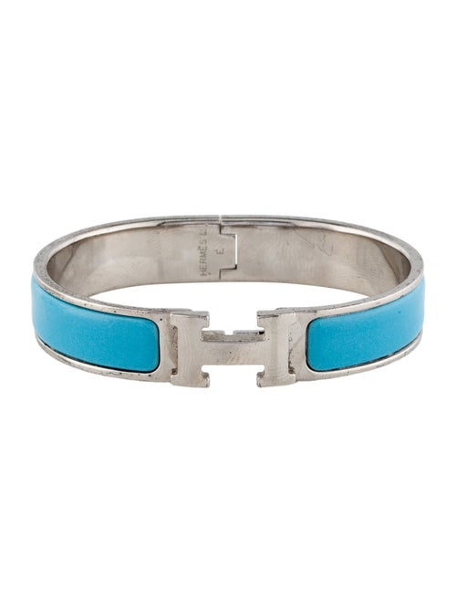 Hermès Clic H Enamel Bangle Bracelet