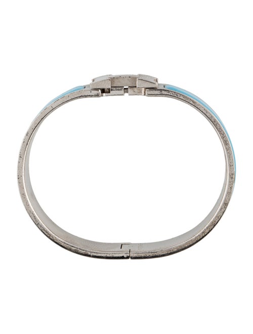 Hermès Clic H Enamel Bangle Bracelet