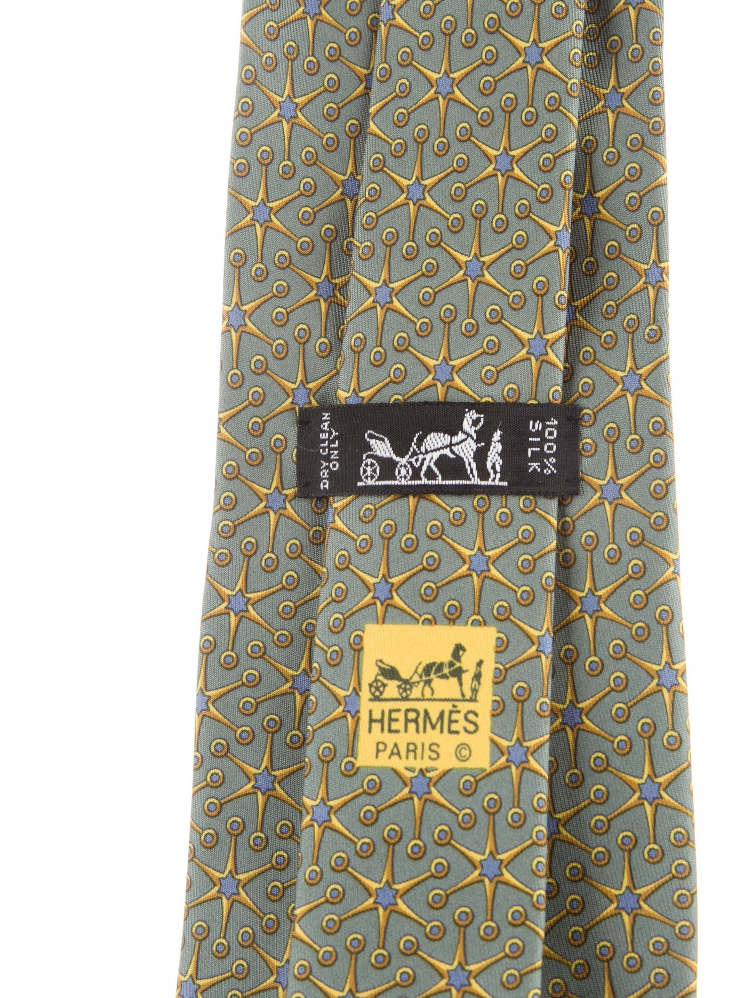 Hermès Silk Patterned Tie