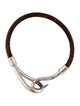 Hermès Jumbo Leather Hook Wrap Bracelet