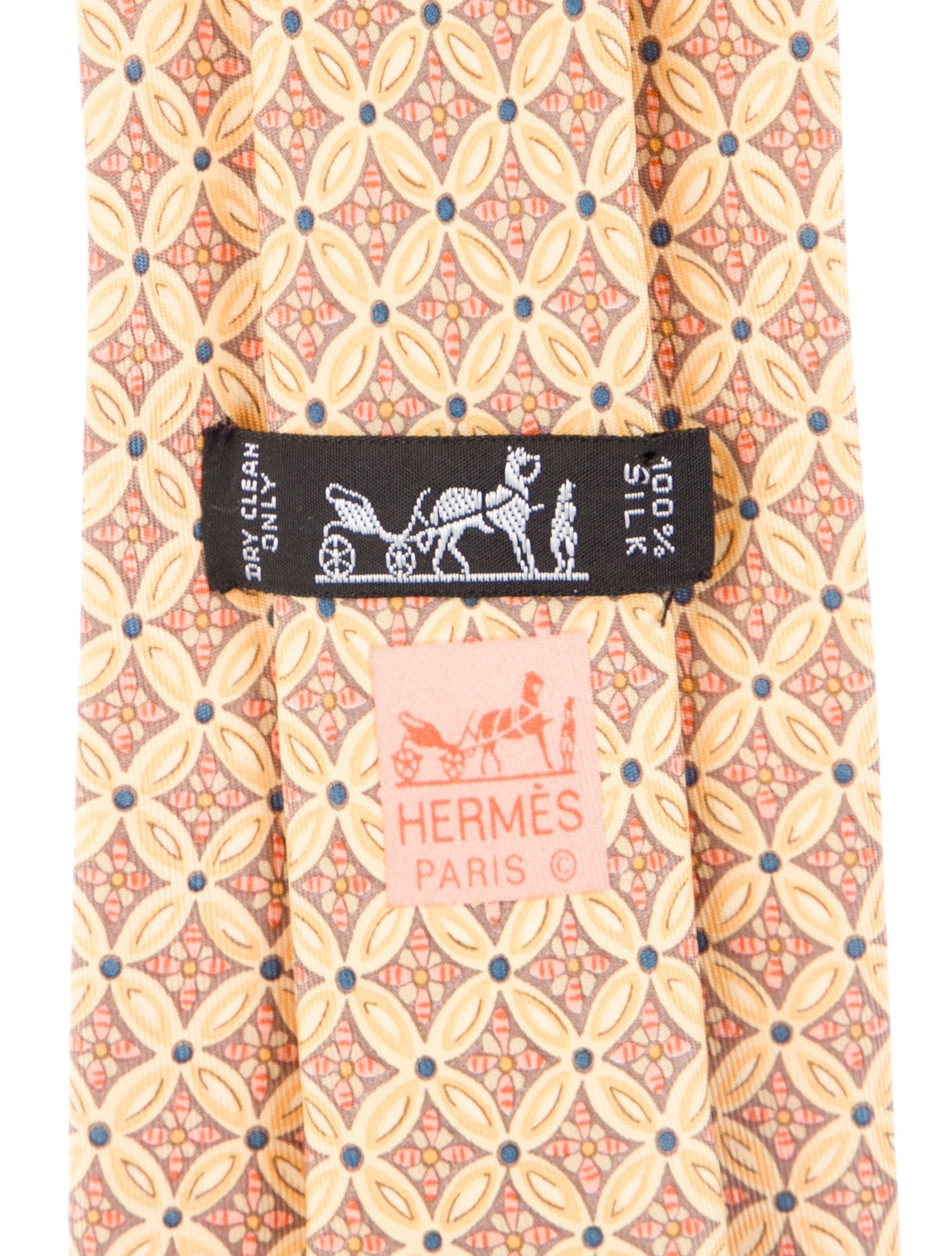 Hermès Hermès Silk Patterned Tie