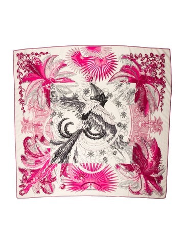 Hermès Scarves and Shawls Mythiques Phoenix Silk Shawl 140cm