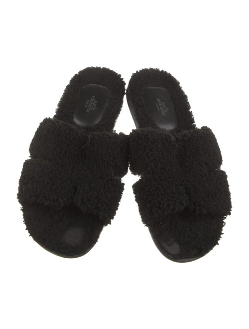 Hermès Izmir Shearling Slides