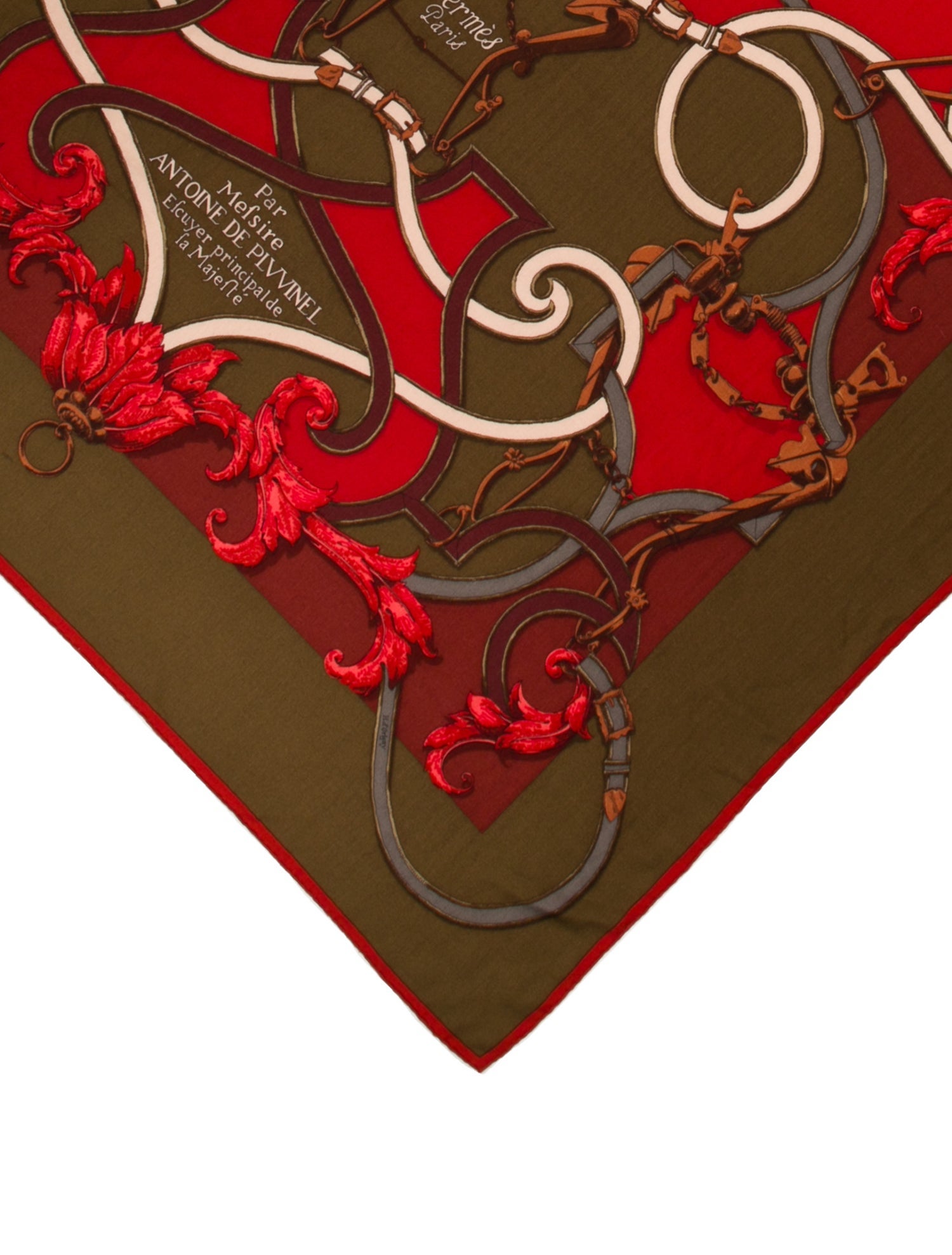 Hermès L' Instruction du Roy Cashmere Shawl