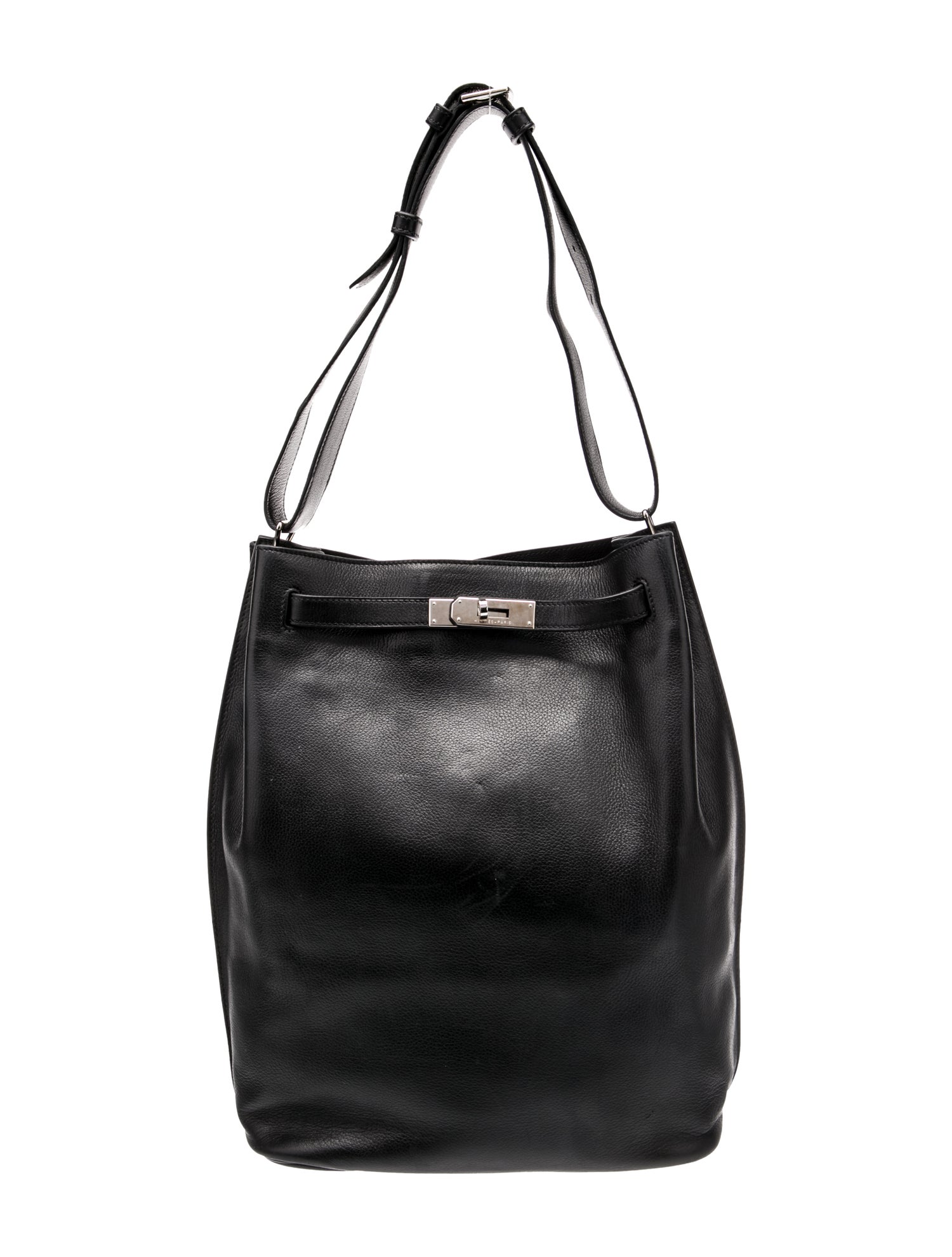 Hermes エルメス so kelly ソーケリー 26【ランク：A】 HERMES SO KELLY 26 BLACK CLEMENCE - BJ Luxury