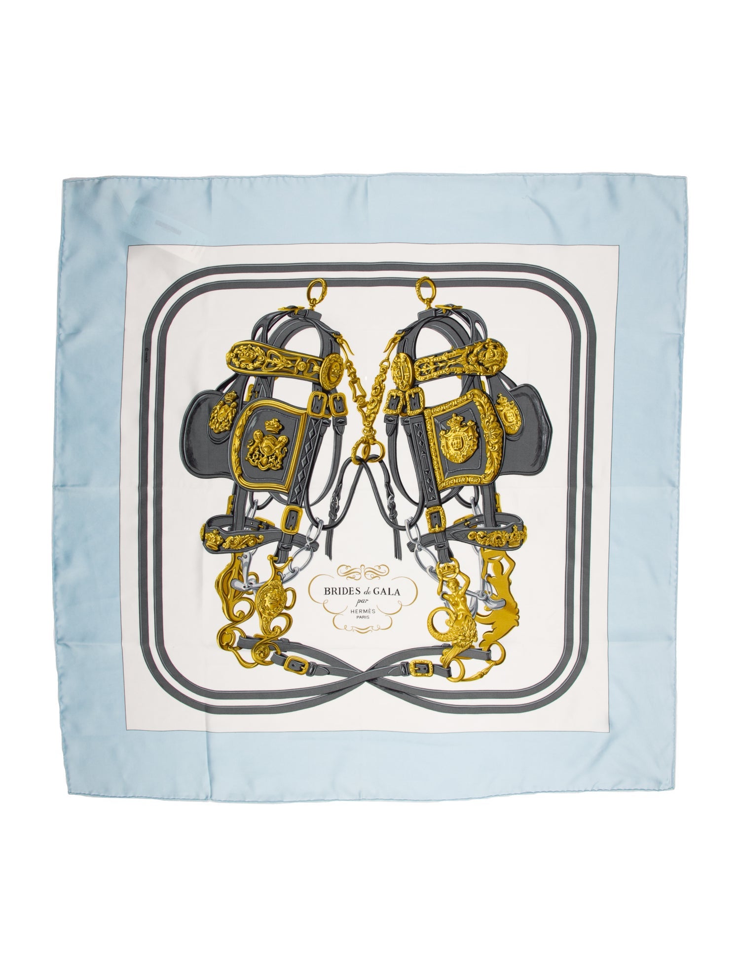 Hermès Brides de Gala Silk Scarf