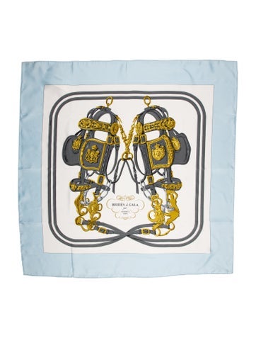 Hermès Scarves and Shawls Brides de Gala Silk Scarf 90cm