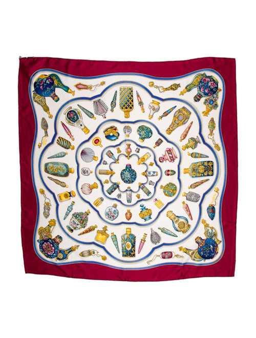 Hermès Qu'Importe Le Flacon Silk Scarf