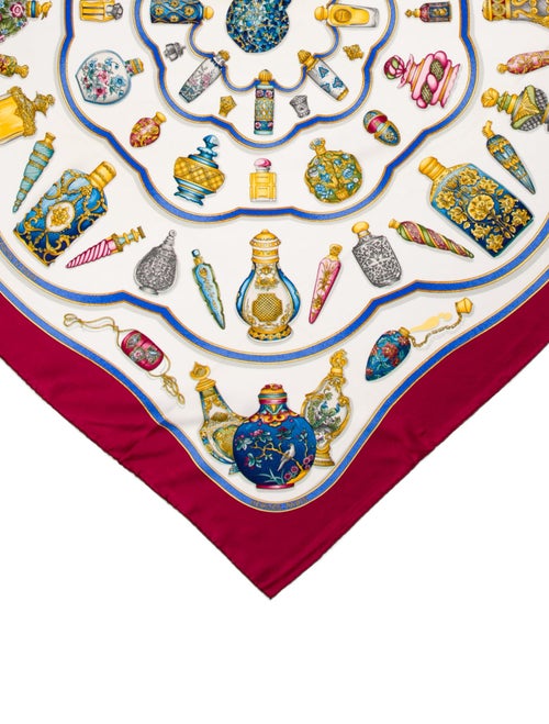 Hermès Qu'Importe Le Flacon Silk Scarf