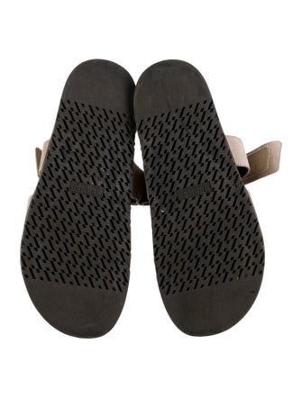 Hermès Chypre Suede Slides