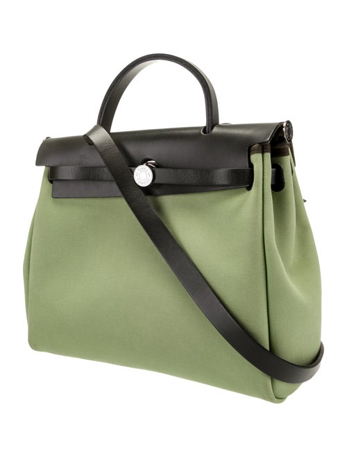 Hermès Toile and Vache Hunter Zip Herbag 31