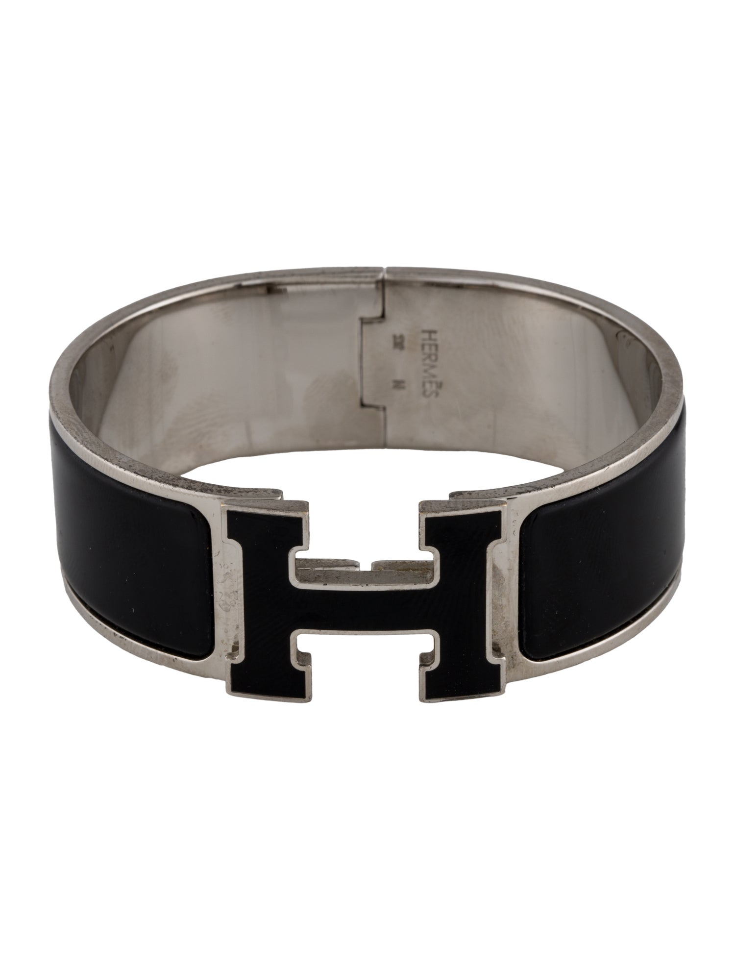 Hermès Clic Clac H W/ Enamel at Turnlock