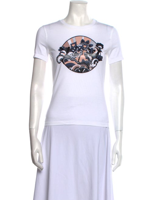 Hermès Graphic Print Crew Neck T-Shirt