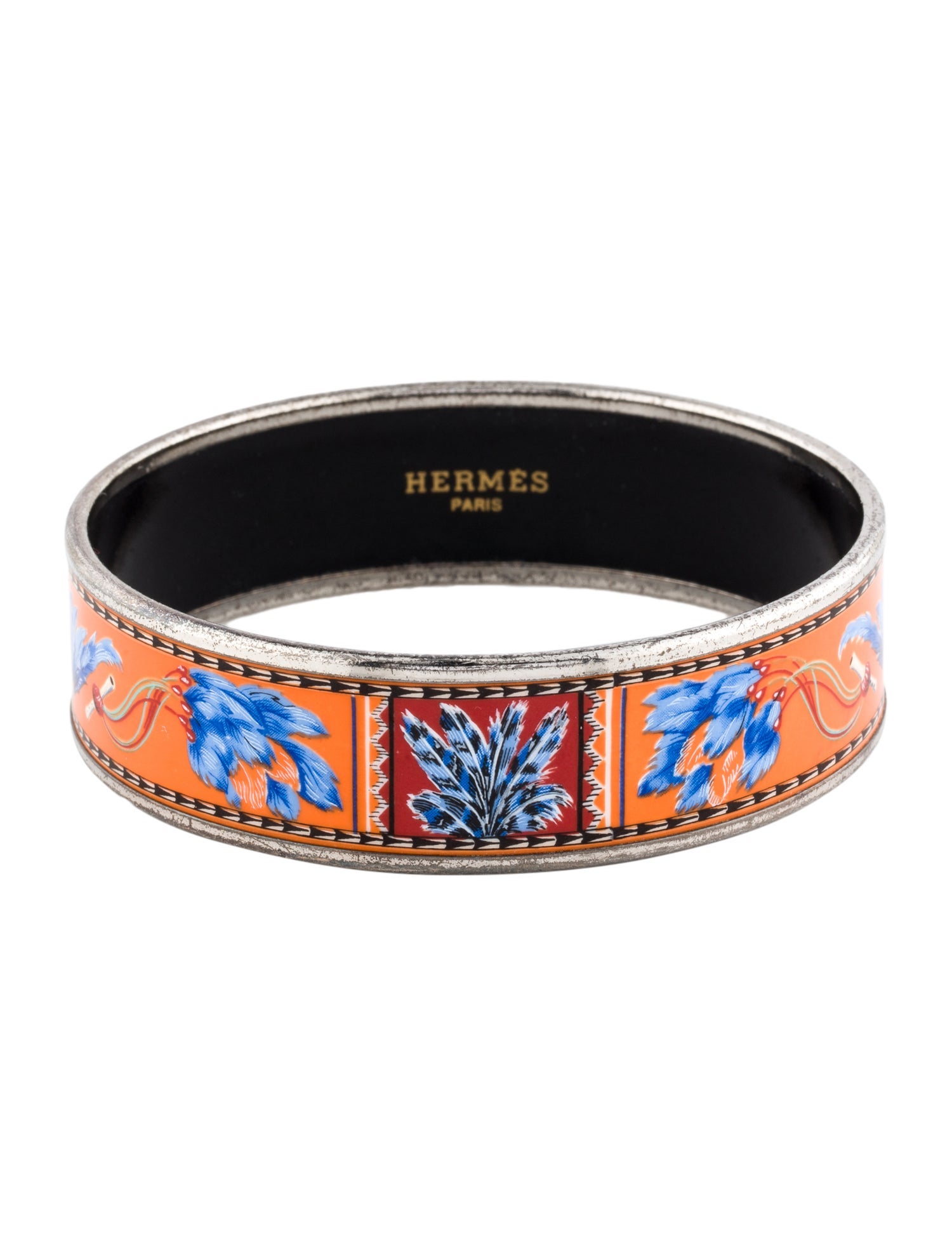 Hermès Enamel Bangle Bracelet