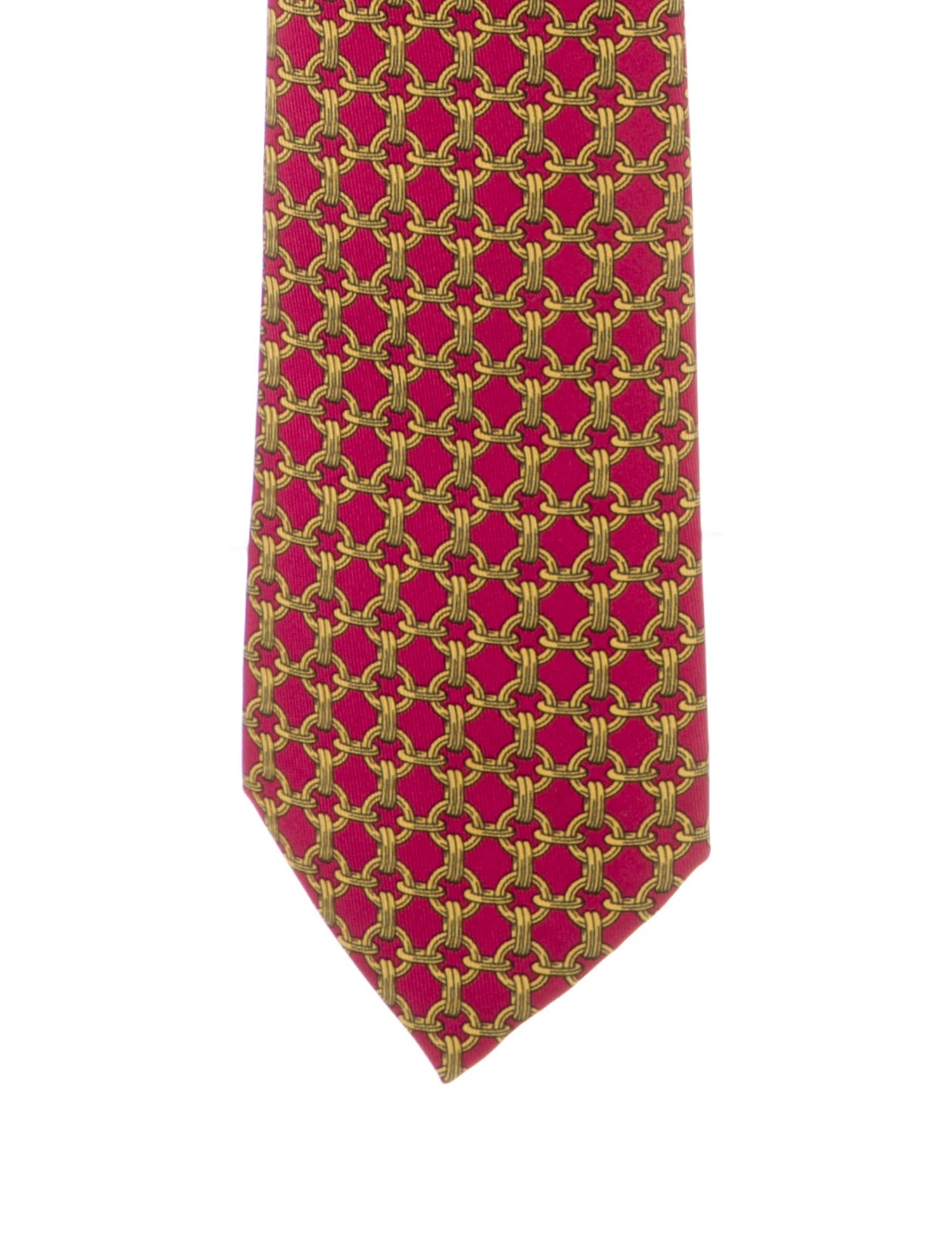 Hermès Silk Pattern Tie