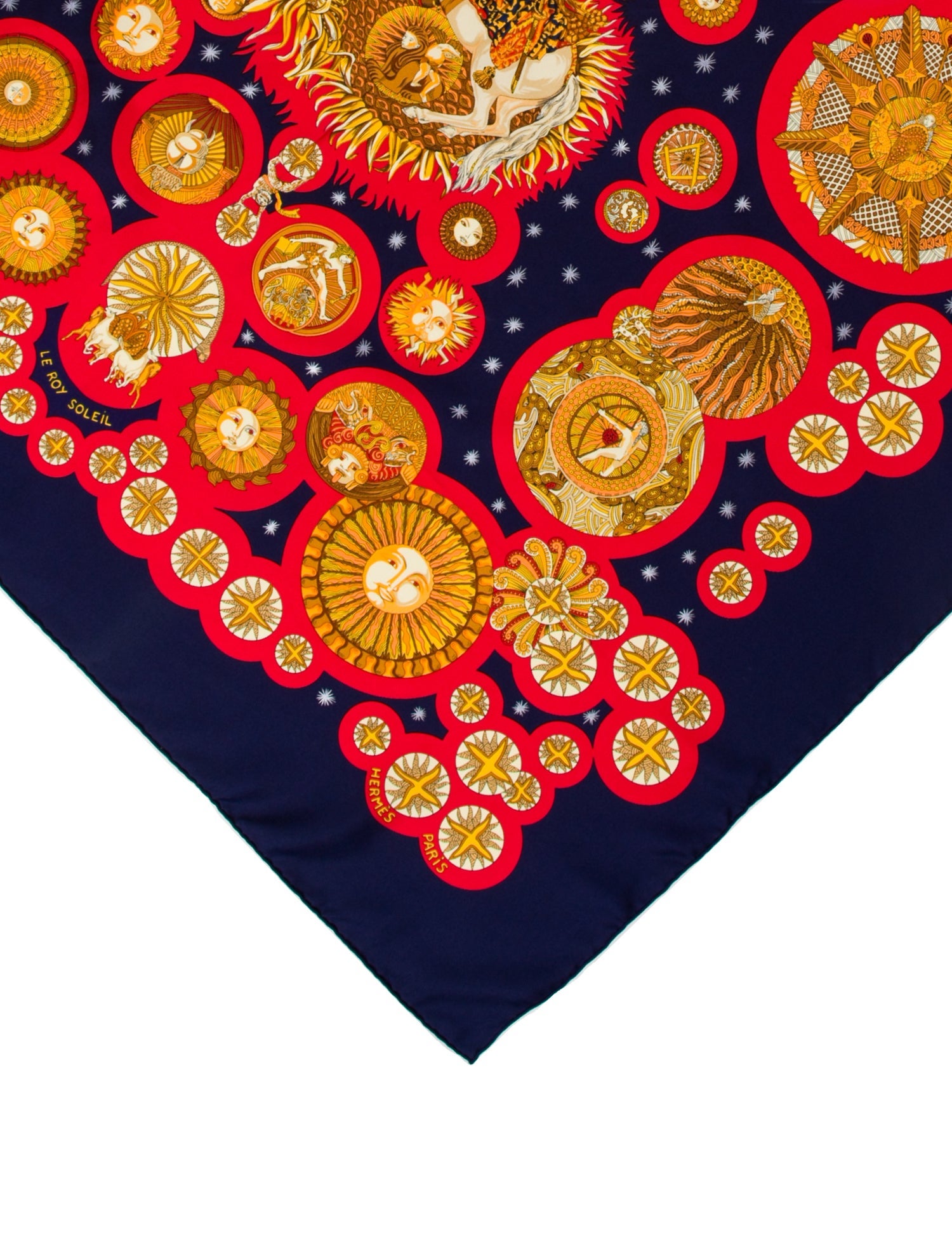 Hermès Le Roy Solei Silk Scarf
