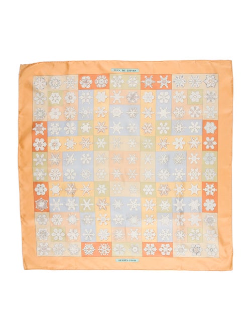 Hermès Feux De L'Hiver Silk Scarf