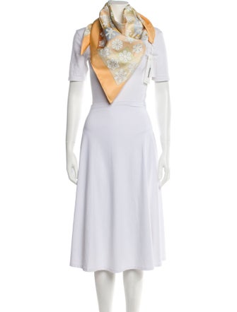 Hermès Feux De L'Hiver Silk Scarf