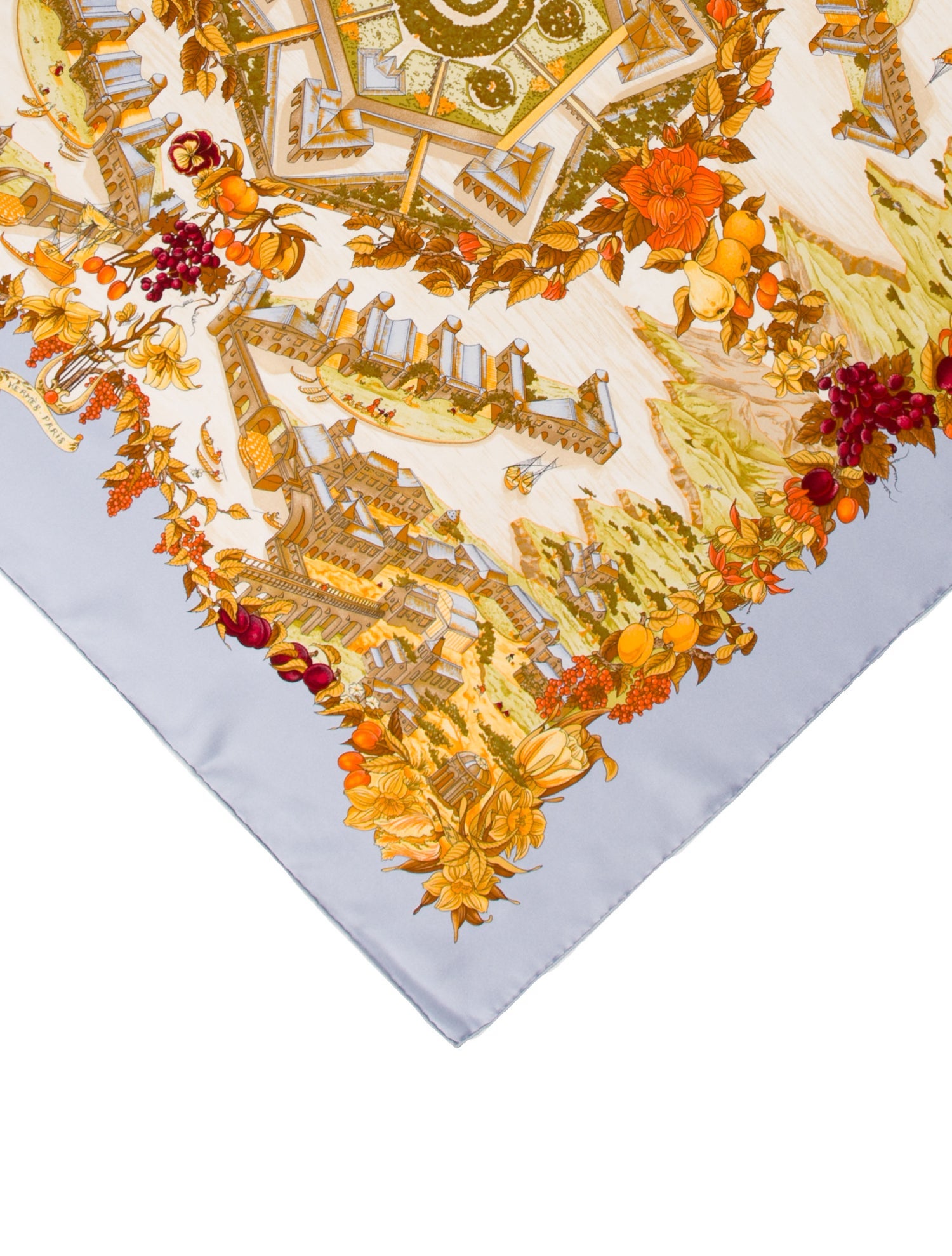 Hermès Au Pays de Cocagne Silk Scarf