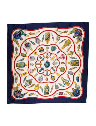 Hermès Qu'importe Le Flacon Silk Scarf