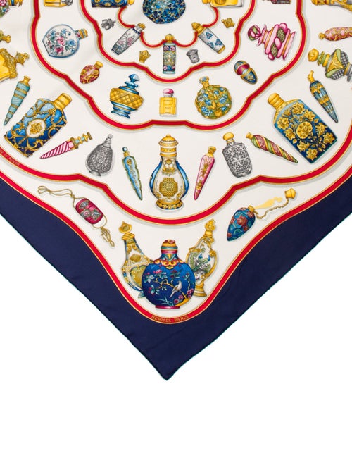 Hermès Qu'importe Le Flacon Silk Scarf