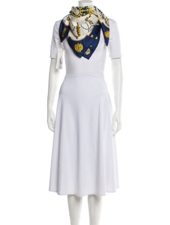 Hermès Les Clés Silk Scarf