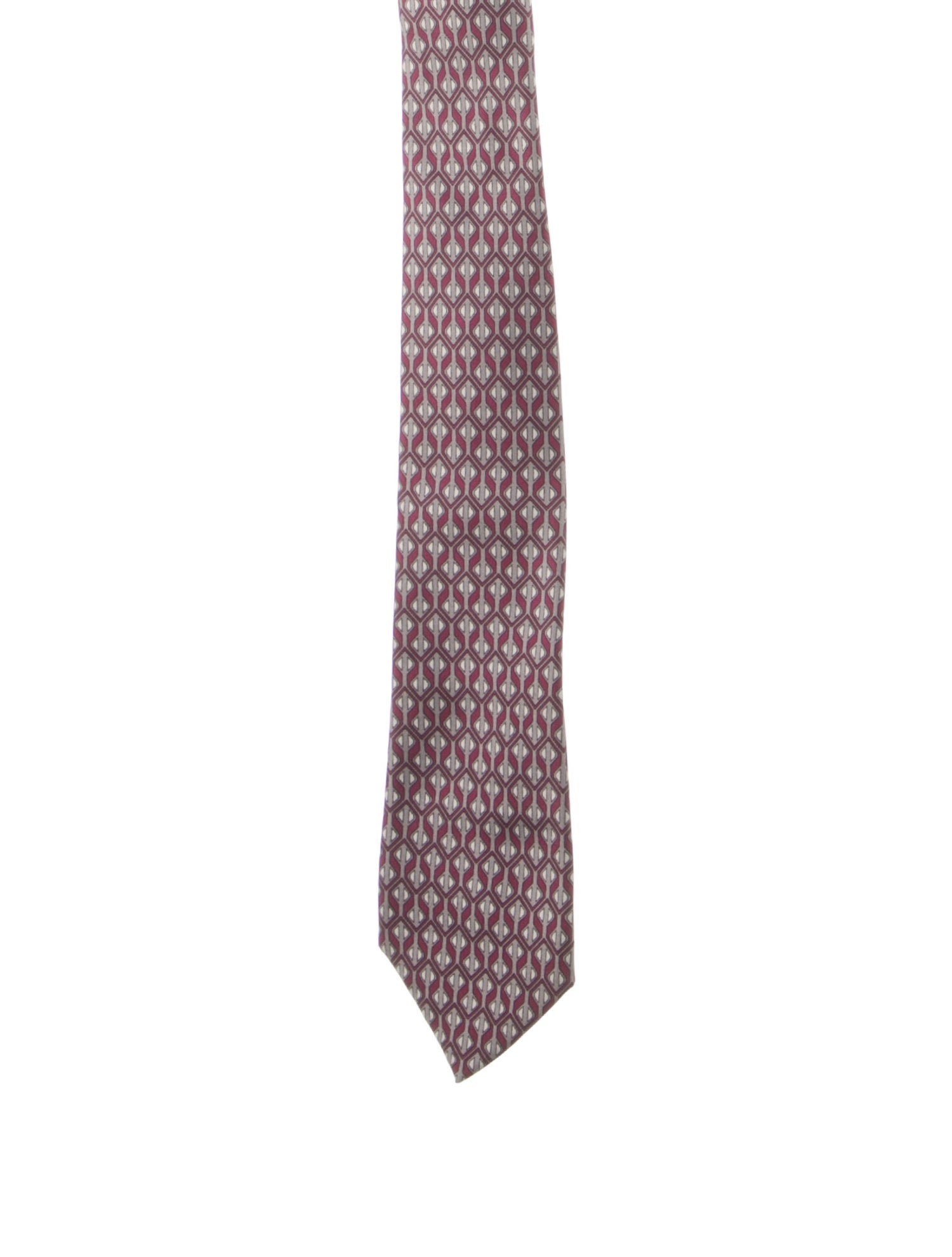 Hermès Silk Pattern Tie