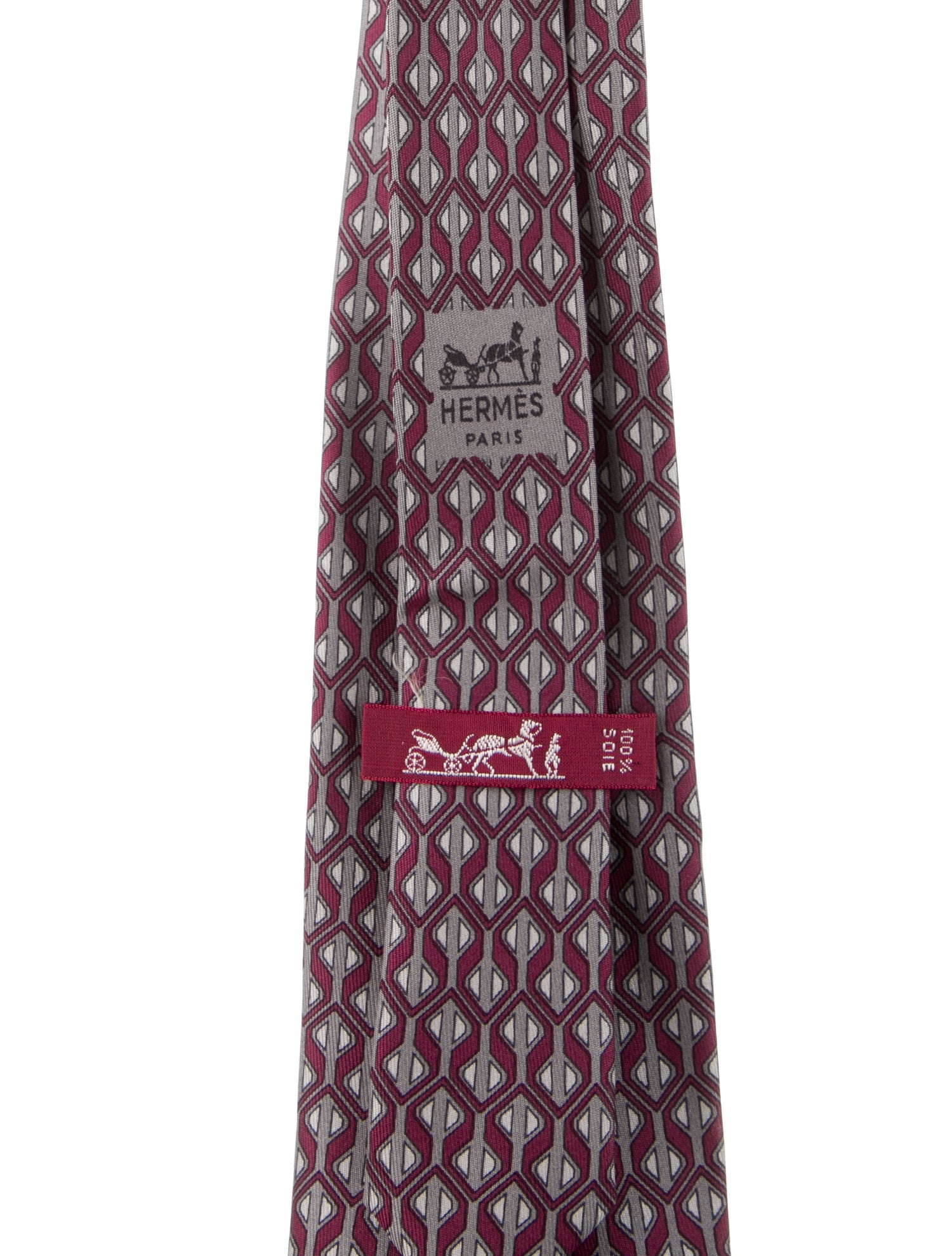 Hermès Silk Pattern Tie