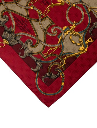 Hermès L'Instrvction Dv Roy Jacquard Silk Scarf