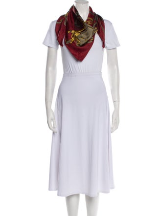 Hermès L'Instrvction Dv Roy Jacquard Silk Scarf