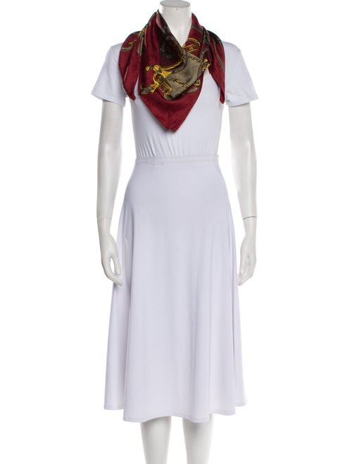 Hermès L'Instrvction Dv Roy Jacquard Silk Scarf