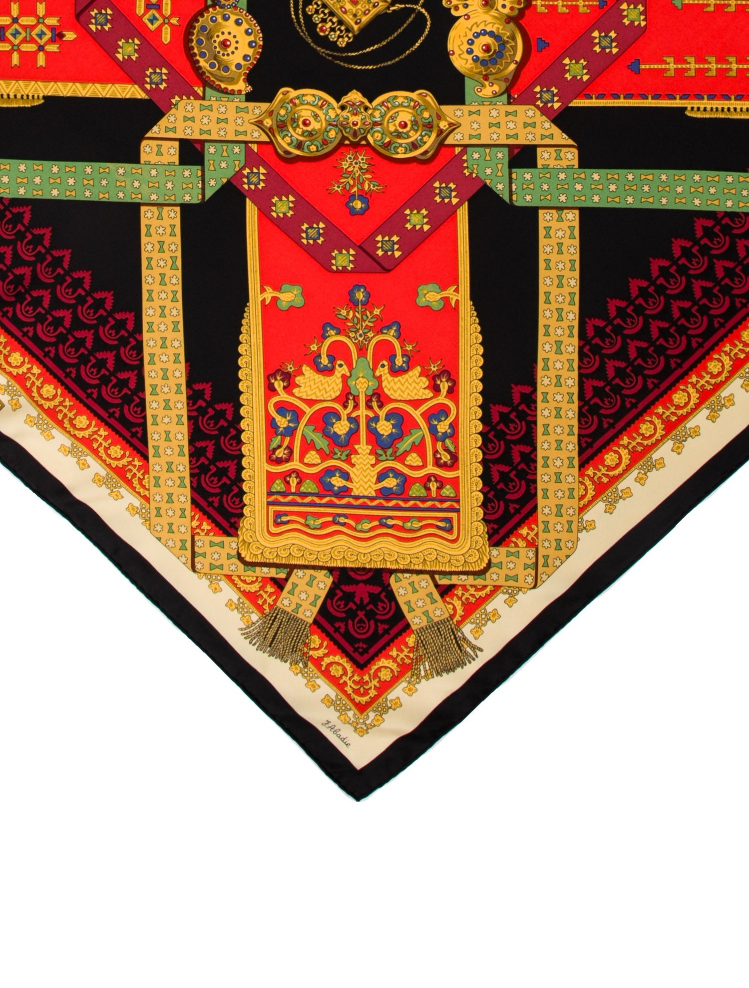 Hermès Brins d'Or Silk Scarf