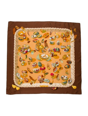 Hermès Courée d'Hermes Silk Scarf Silk Scarf