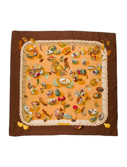 Hermès Courée d'Hermes Silk Scarf Silk Scarf