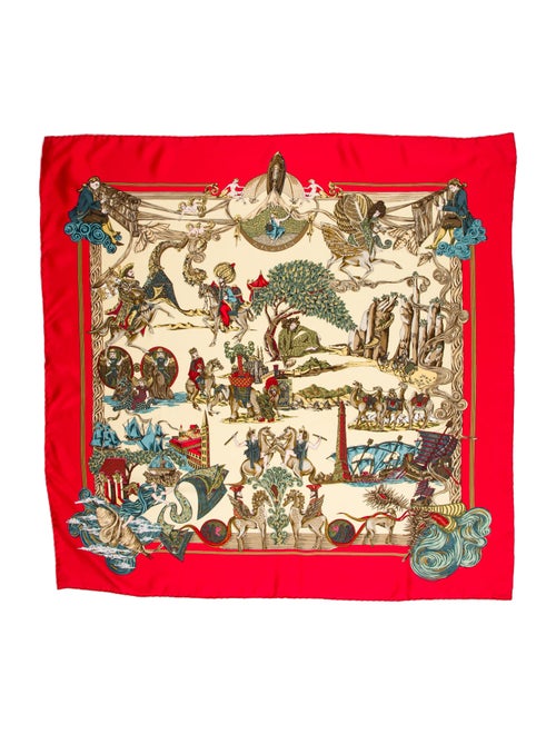 Hermès Au Fil de la Soie Silk Scarf